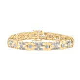 5/8CTW-DIA P1P2 MENS BRACELET